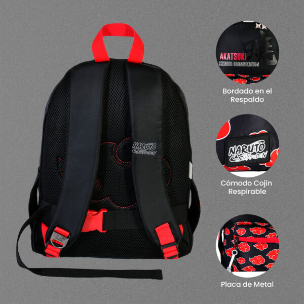 MOCHILA BANANO PREMIUM NARUTO SHIPPUDEN NTS036-BP320A - Imagen 3